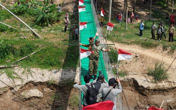 Kasad Simanjuntak Launching 200 Jembatan Garuda di Seluruh Indonesia dari Aceh Utara