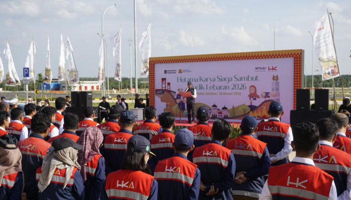 Hutama Karya Gelar Apel Siaga Mudik Lebaran 2026, Perkuat Kesiapan Layanan Di Jalan Tol Kelolaan