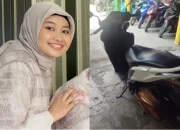 Motor Arinjani Novita Sari korban tabrakan KRL Bekasi Timur diantar pulang tanpa pemilik ke rumah keluarga di Bekasi.