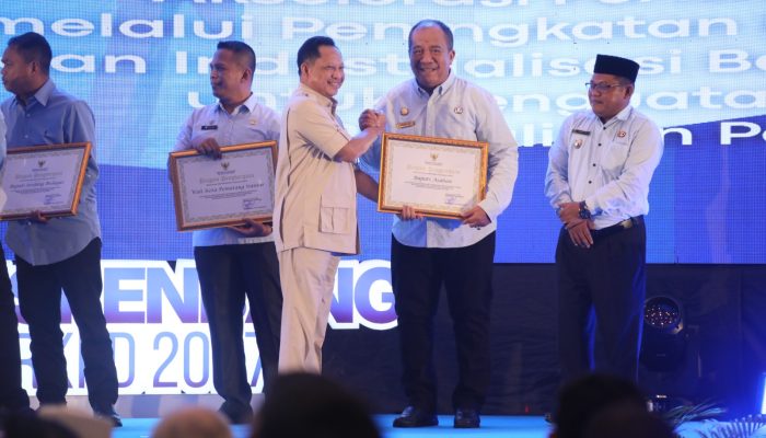 Bupati Asahan Terima Penghargaan dari Mendagri