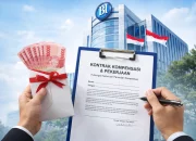 Ilustrasi kantor modern dan aktivitas pegawai terkait pembahasan gaji Bank Indonesia serta fasilitas kerja karyawan BI terbaru.