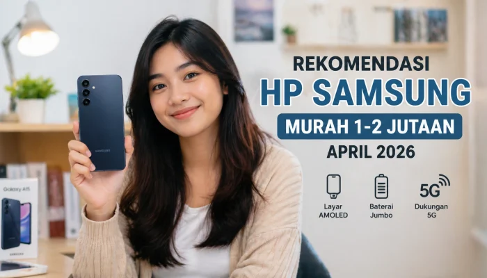 7 HP Samsung Murah 1-2 Jutaan Terbaik April 2026, Ada yang Sudah 5G