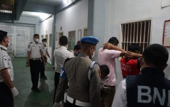 Razia dan Tes Urine, 500 Warga Binaan Lapas Medan Negatif Narkoba