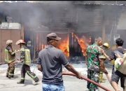 Ruko Cat di Medan Marelan Terbakar, Seorang Pekerja Tewas Terjebak Api