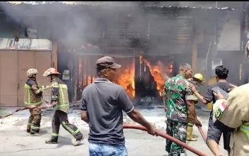 Ruko Cat di Medan Marelan Terbakar, Seorang Pekerja Tewas Terjebak Api