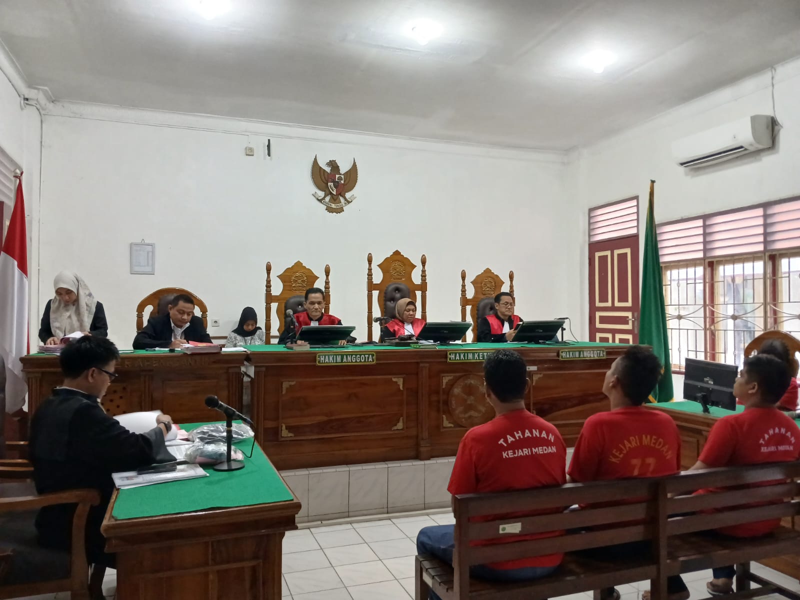 pembakaran rumah hakim Medan