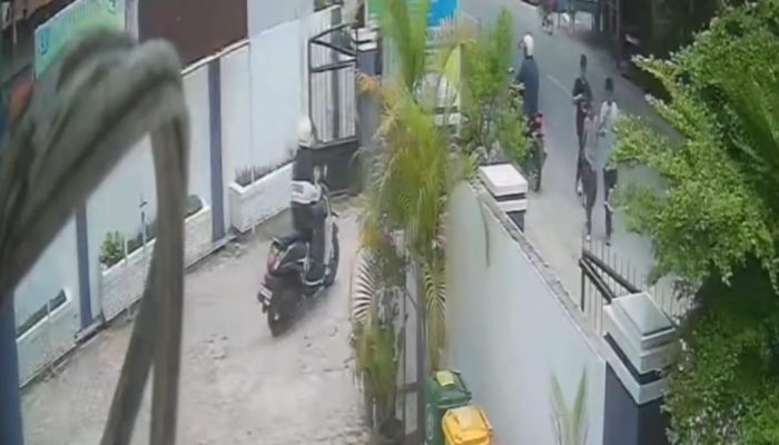 Motor Dokter di Puskesmas Sri Padang Tebing Tinggi Raib Digondol Maling, Terekam CCTV