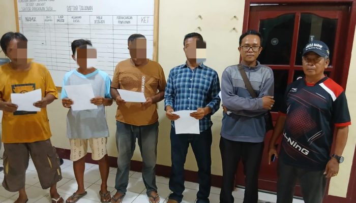 4 Pelaku Pemalakan Sopir Truk di Langkat Ditangkap, Minta Maaf di Kantor Polisi