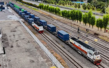 angkutan barang KAI Sumut