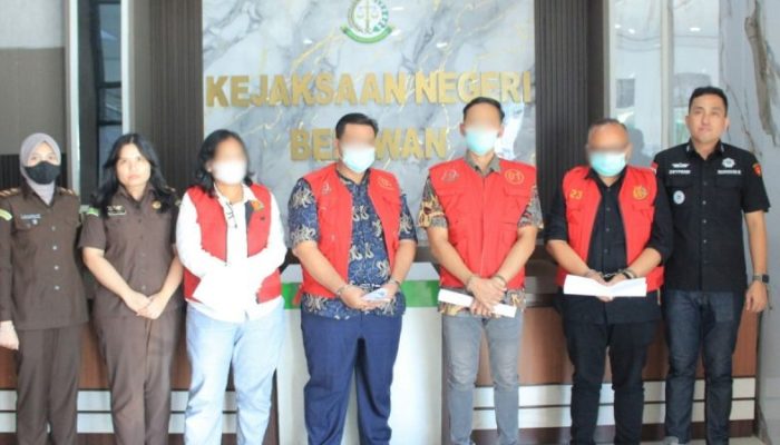 Kejari Belawan Tahan 4 Tersangka Korupsi Proyek Jalan KA Titi Papan–Medan Labuhan