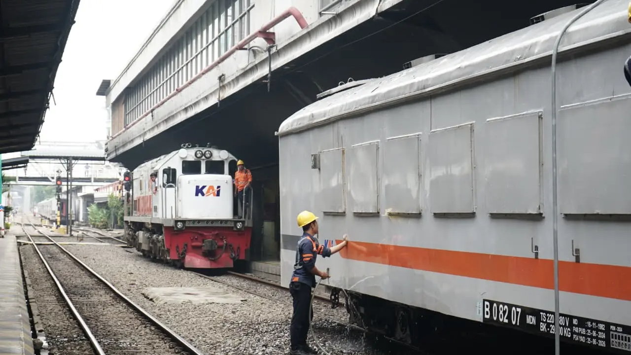 KAI Sumut perawatan kereta