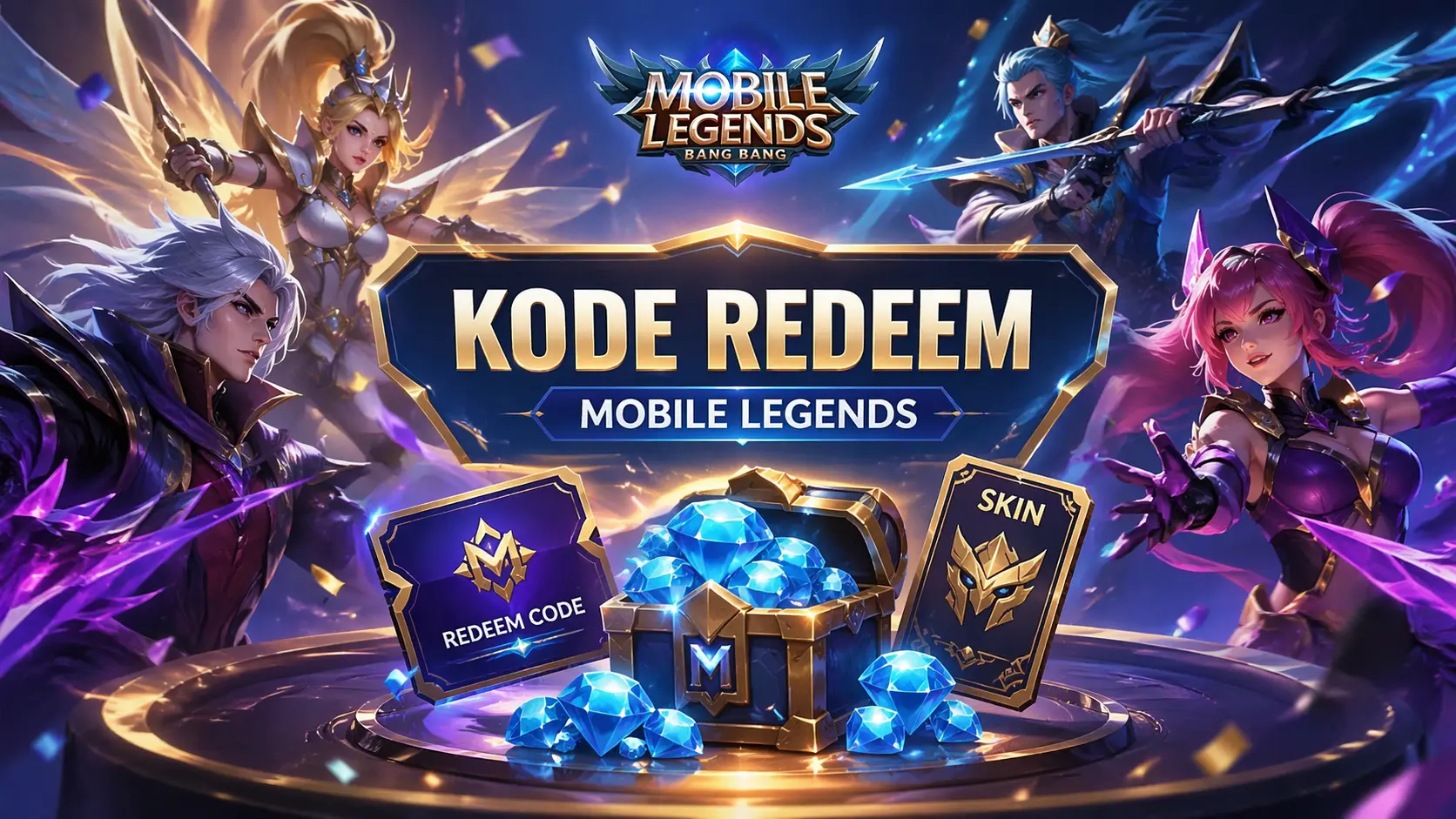 Daftar Kode Redeem Mobile Legends Hari Ini 23 April 2026 MLBB hadiah skin dan diamond gratis