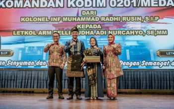 Letkol Arm Delli Yudha Adi Nurcahyo, Diamanahkan Pegang Tongkat Komando Kodim 0201/Medan
