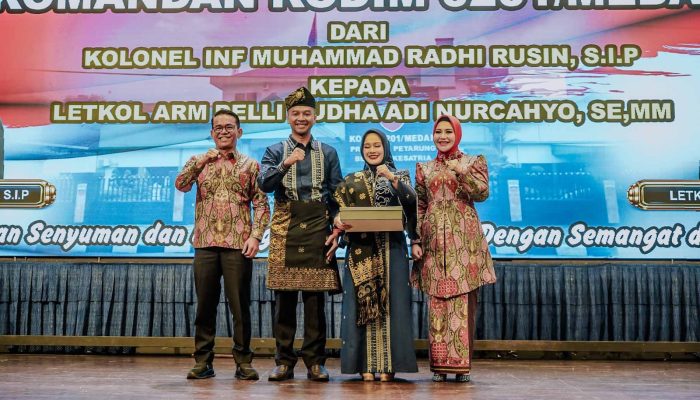 Letkol Arm Delli Yudha Adi Nurcahyo, Diamanahkan Pegang Tongkat Komando Kodim 0201/Medan