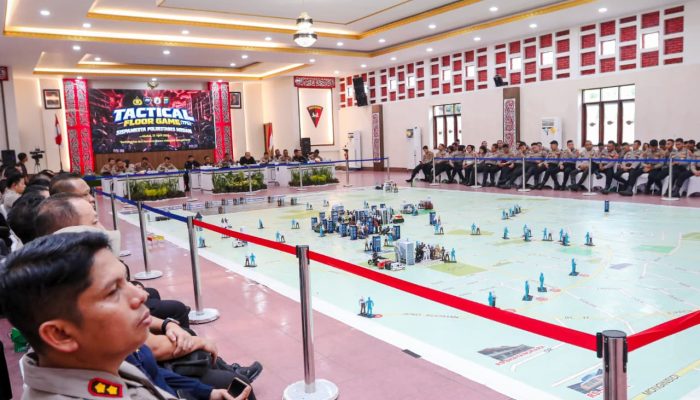 Polrestabes Medan Buat Tactical Floor Game SispamKota, Langkah Siap Hadapi Situasi Darurat