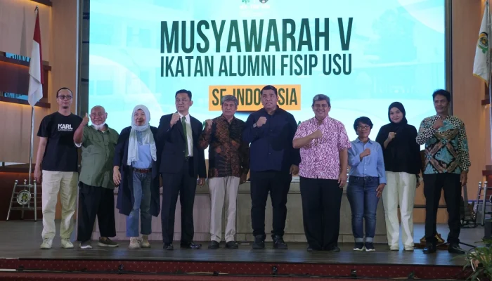 Musyawarah V IKA FISIP USU Digelar, Dr Dikki Anugerah Terpilih Aklamasi Jadi Ketua Umum 2025-2030