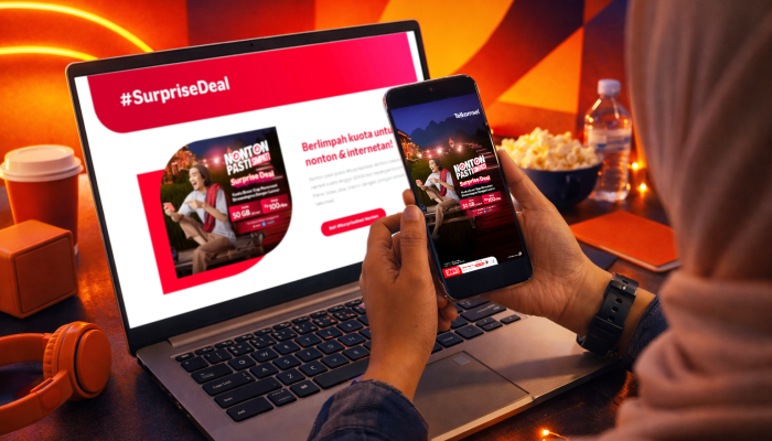 Surprise Deal! SIMPATI Bikin Nonton Makin Gas dengan Kuota Berlimpah