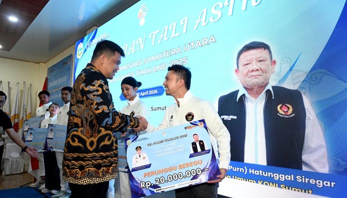Gubernur Sumut Sebut Atlet Berprestasi Titik Awal Indonesia Emas 2045