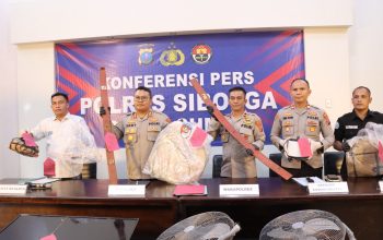 Polres Sibolga Ungkap Dua Kasus Curat, Enam Tersangka Diamankan