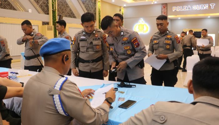 Propam–SLOG Mabes Polri Periksa Senjata Api di Polda Sumut