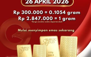 Harga Emas Galeri 24, UBS, Antam, Public Gold & Antam Retro Hari Ini Naik Semua