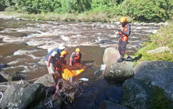 Kantor SAR Medan bersama Tim Operasi SAR Nasional Temukan Korban Tenggelam di Sungai Lae Une