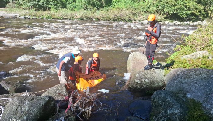 Kantor SAR Medan bersama Tim Operasi SAR Nasional Temukan Korban Tenggelam di Sungai Lae Une