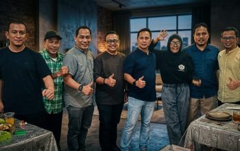 Halalbihalal Pererat Silaturahmi di Trabas Coffee Arabica Medan