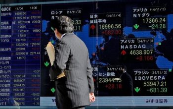 Bursa Saham di Kawasan Asia Terkoreksi Mundur dari Level Rekor Tertinggi Efek Ketegangan di Timur Tengah