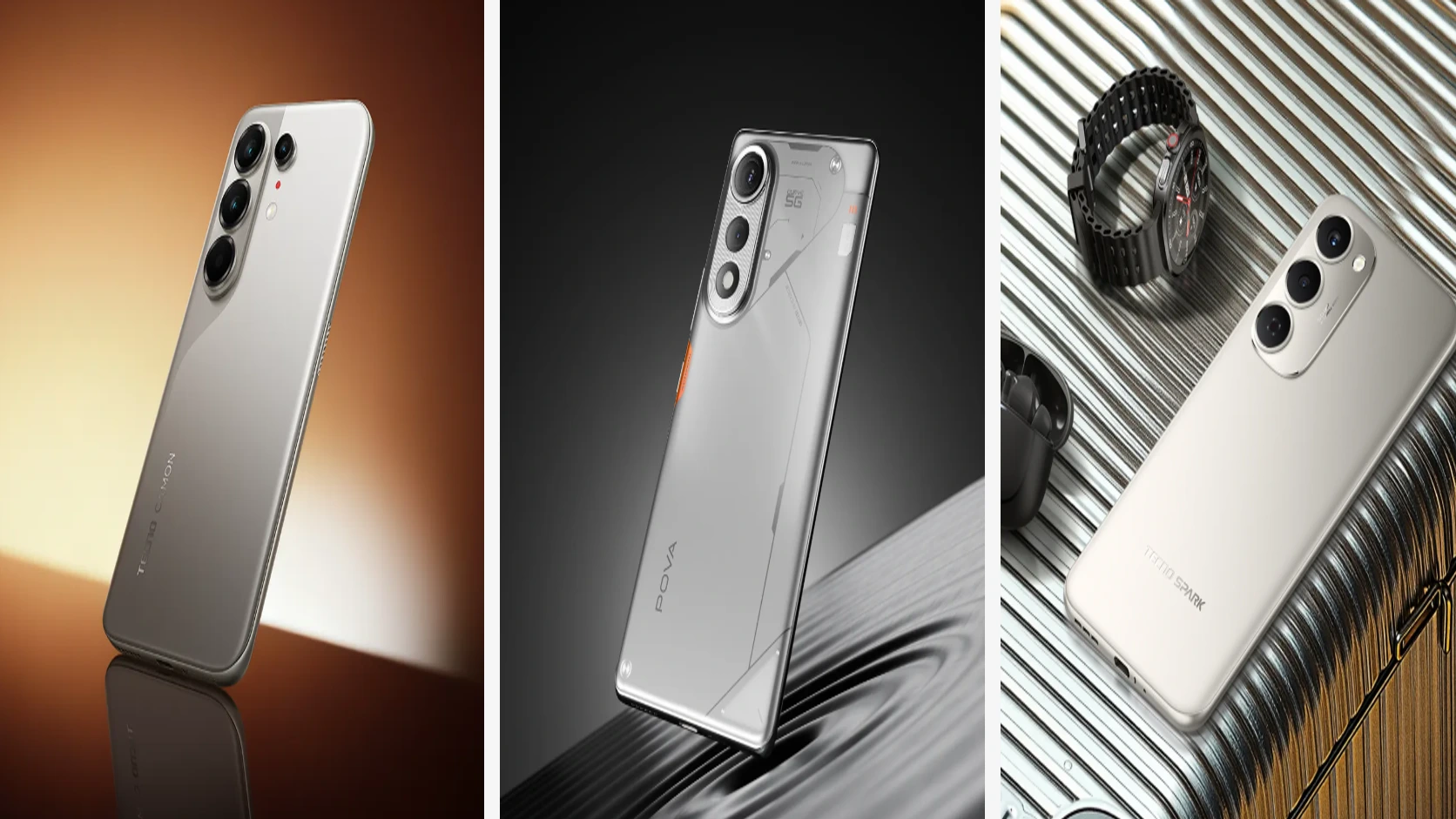 harga HP Tecno April 2026 terbaru semua seri Spark Camon Pova dan Phantom