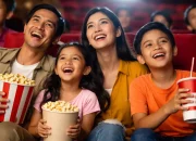 jadwal film bioskop Medan hari ini keluarga menonton film di bioskop saat liburan