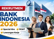 Ilustrasi rekrutmen PKWT Bank Indonesia 2026 dan lowongan kerja BI jalur Special Hire untuk posisi profesional nasional.