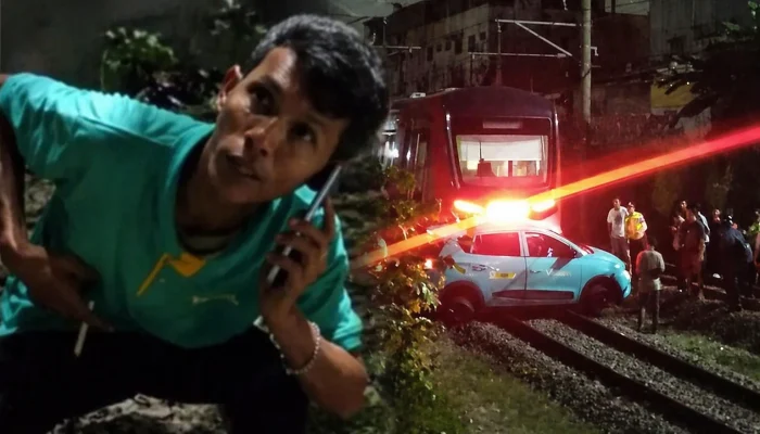 Sopir Taksi Green SM Sempat Berusaha Evakuasi Mobil Sebelum Tabrakan KRL Bekasi Timur, Ini Kronologinya