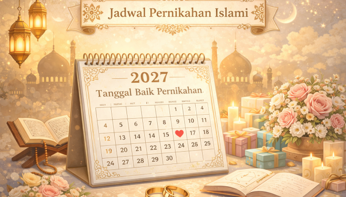 Tanggal Baik Pernikahan 2027 Menurut Islam, Kalender Hijriah & Tanggal Cantik Nikah
