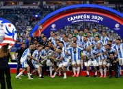 imnas Argentina saat menjadi juara Copa America 2024. Sang kapten dipastikan masih memimpin pemain Argentina Piala Dunia 2026