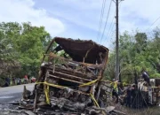 Kasus Kecelakaan Bus ALS di Muratara Naik Penyidikan, Polisi Dalami Penyebab Api