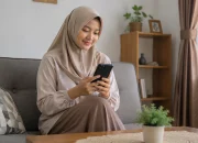 Ilustrasi cek status bantuan sosial PKH melalui smartphone untuk panduan Cara Cek Bansos PKH Mei 2026.