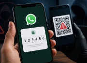 cara cek WhatsApp disadap dengan menampilkan kode OTP WhatsApp dan QR code palsu