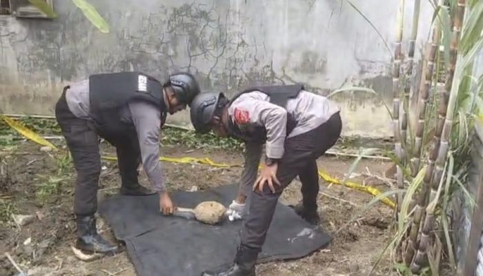 Warga Langkat Temukan Ranjau Darat Peninggalan Belanda Saat Bertani, Polisi Lakukan Pemusnahan