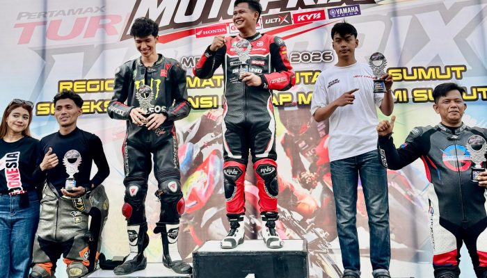 Edo Adika Teddy Bersinar di Sirkuit, Pegawai Lapas Medan Rebut Juara 1 Motoprix 2026