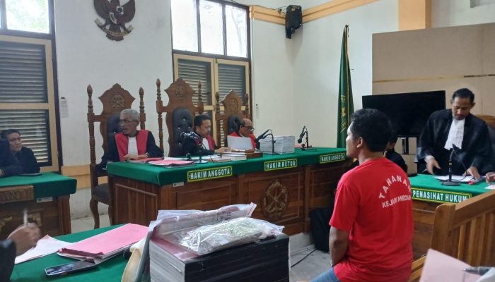 Tikam Anak Kepling Hingga Tewas, Pria di Medan Didakwa Pembunuhan