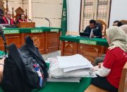 Terdakwa kasus dugaan pemalsuan surat PT Madina Gas Lestari menjalani sidang putusan di Pengadilan Negeri Medan pada 20 Mei 2026.