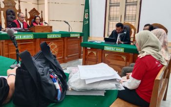 Terdakwa kasus dugaan pemalsuan surat PT Madina Gas Lestari menjalani sidang putusan di Pengadilan Negeri Medan pada 20 Mei 2026.