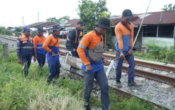KAI Sumut Tutup 39 Perlintasan Liar di Deli Serdang, Langkah Tegas Tekan Risiko Kecelakaan Kereta