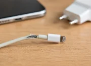 Kabel charger cepat rusak pada bagian ujung konektor akibat sering ditekuk dan ditarik saat digunakan sehari-hari.