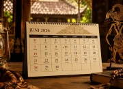 Kalender Jawa Juni 2026 lengkap dengan weton, neptu, pasaran Jawa, dan hari baik setiap tanggal.