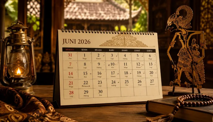 Kalender Jawa Juni 2026 Lengkap dengan Weton, Pasaran, Neptu, dan Hari Baik Menurut Primbon