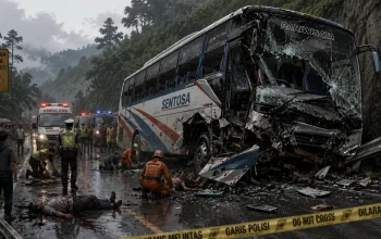 kecelakaan bus Indonesia