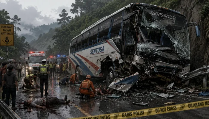 5 Kecelakaan Bus Paling Tragis di Indonesia, dari SMK Lingga Kencana hingga Bus ALS Muratara