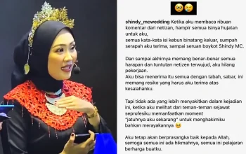 Curhatan MC Shindy Lutfiana setelah viral di media sosial terkait polemik LCC MPR Pontianak dan pengakuannya kehilangan pekerjaan akibat hujatan netizen.